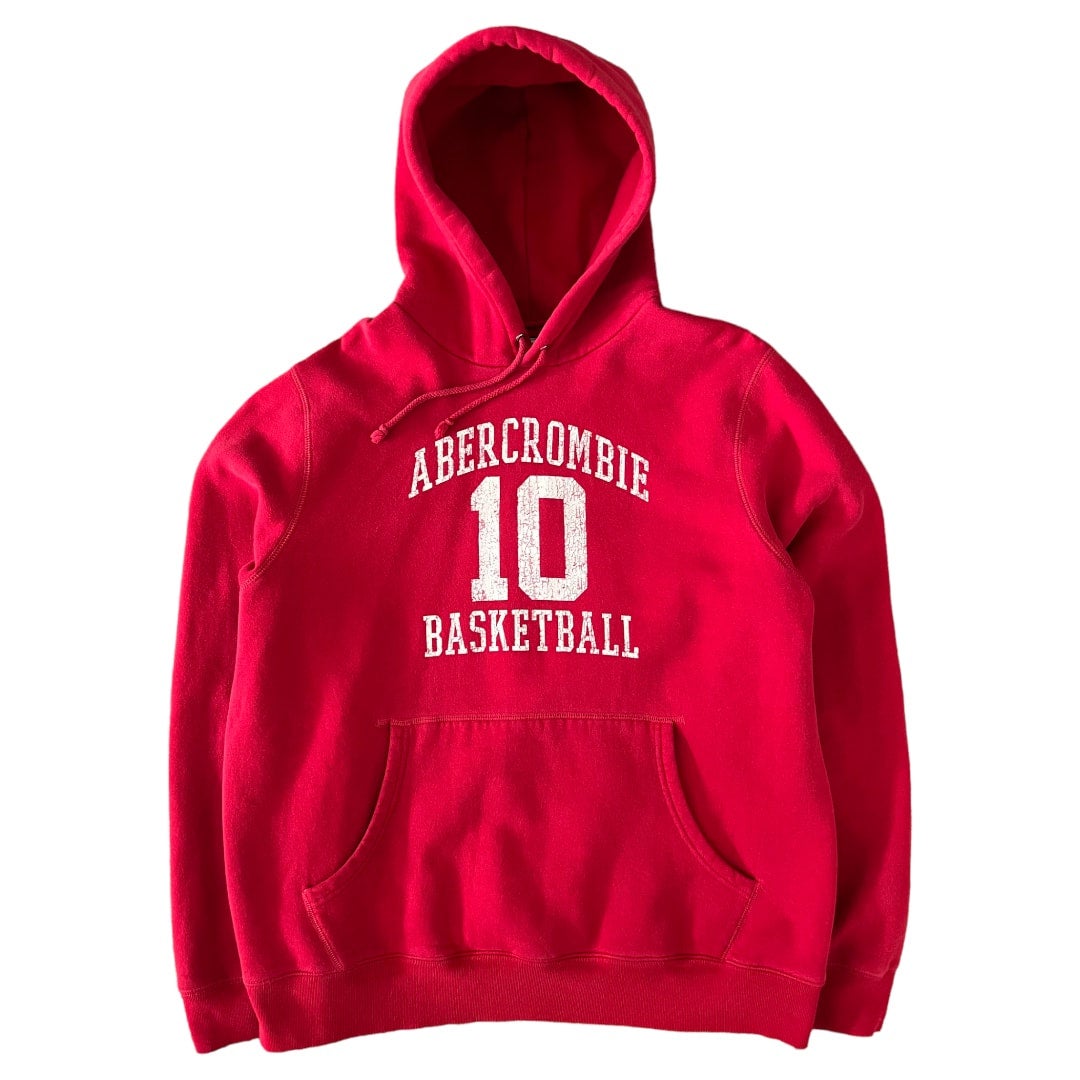 Abercrombie red hot sale hoodie